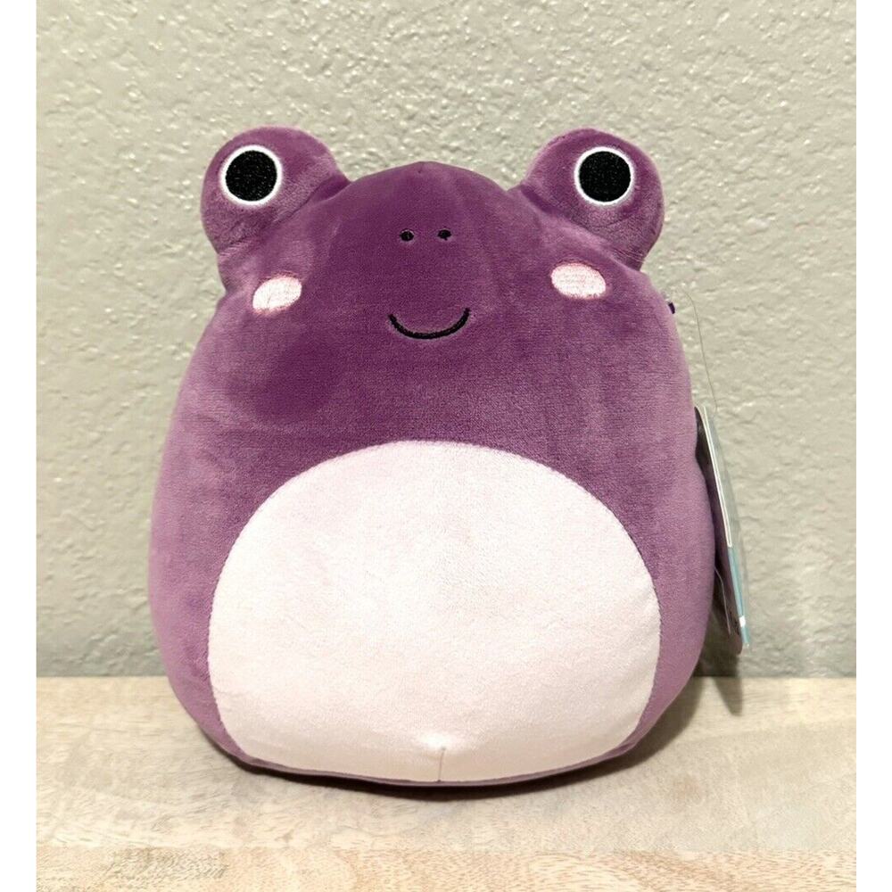 Brand New Squishmallow 7.5" Philomena the Purple Frog Plush Stuffed Animal